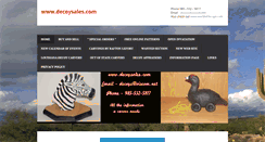 Desktop Screenshot of decoysales.com